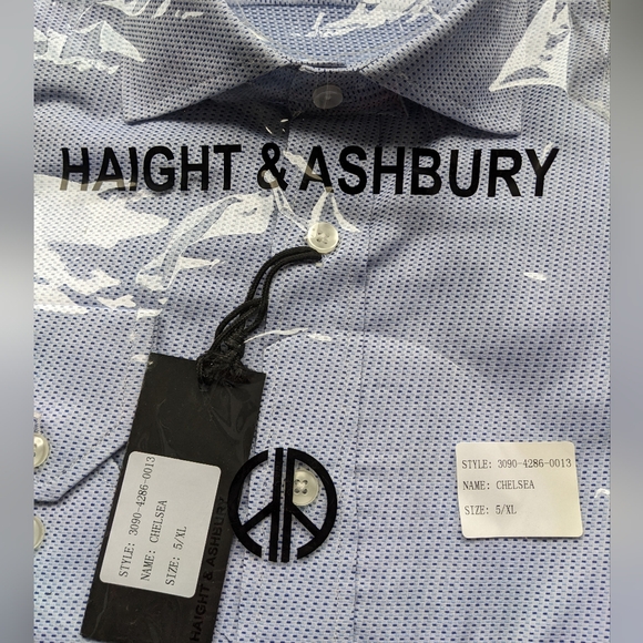 HAIGHT and ASHBURY long sleeved slim fit shirt - Picture 3 of 11
